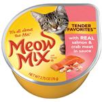 Meow Mix Market Select Salmon & Crab Meat In Sauce