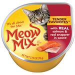 Meow Mix Market Select Salmon & Red Snapper In Sauce 