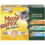 Meow Mix Pate Toppers Seafood & Chicken Variety Pack