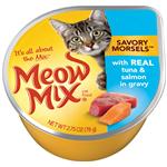Meow Mix Savory Morsels With Real Tuna & Salmon In Gravy
