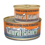 Natural Balance Chicken & Liver Pate Canned Cat 