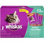 Whiskas Choice Cuts Chef's Favorites Variety Pack Cat Food