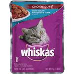 Whiskas Choice Cuts Ocean Whitefish & Tuna Dinner In Sauce Cat Food