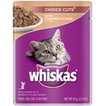 Whiskas Choice Cuts With Poached Salmon In Sauce