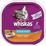 Whiskas Savory Pate Roasted Turkey & Giblets Cat Food Dinner