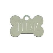 Large Stainless Steel Bone Personalized Pet Tag Best Price