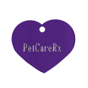 Large Purple Heart Personalized Pet Tag Best Price