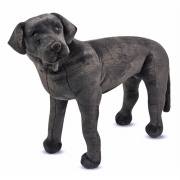 Life Like Black Lab Plush Dog Best Price