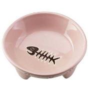 Stoneware Footed Cat Dish Best Price