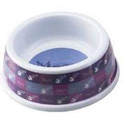Designer Meow No-Tip Plastic Dish 5' Best Price