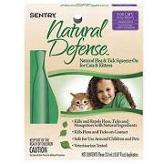 Sentry Natural Defense Flea and Tick Squeeze On For Cats and Kit Best Price