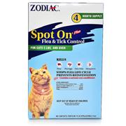 Zodiac Spot-On Flea and Tick Plus 4 Month Best Price