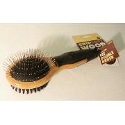 Gripsoft Wooden Cat Double-Sided Brush Best Price
