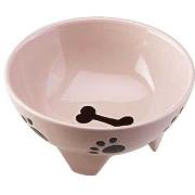Stoneware Footed Dog Dish Best Price