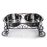 Scroll Work Stainless Steel Double Diner Best Price