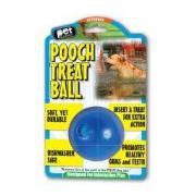Pooch Treat Ball Translucent Blue Tpr Best Price