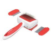 Small Dog Slicker Brush With Flea and Fine Combs Best Price