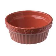 Designer Stoneware Tuscan Fluted Dog Dish Best Price