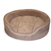 Deluxe Suede Oval Bed - Clay Best Price