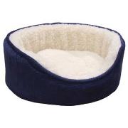 Corduroy Oval Bed - Blue Best Price