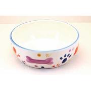 Designer Stoneware Party Animal Dog Dish 5' Best Price