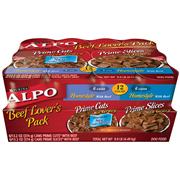 Alpo Canned Prime Beef Lovers Variety Pack for Dogs Best Price