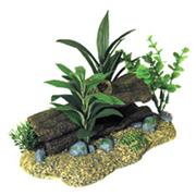 Br Log Cavern With Plants Best Price