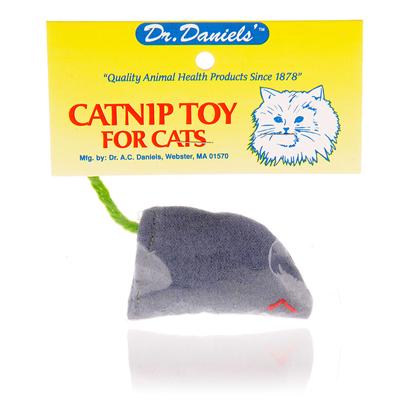 Dr Daniels Presents Dr Daniel's Mouse Daniels' Catnip Toy. Your Cat Wants to Feel Like a Hunter, so Give Him Dr. Daniel's Mouse. He'll Love Playing with the Soft, (Thank Goodness it's not Real) Rodent while Enjoying the Smell of Catnip. The Mouse Contains 100% Pure Catnip, no Fillers, and will Keep Him Entertained for Hours at a Time. [10661]