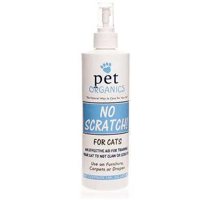 Pet Organics Presents Pet Organics no-Scratch 16oz Spray. Pet Organics no-Scratch is a Unique Pet Care Product that Helps Train Cats not to Scratch Furniture, Carpets & Drapes. This Effective Spray can be Used on Almost Every Surface your Cat is Likely to Frequent and Discourages Cat’S Innate Desire to Claw. It Helps to Train Kittens and Keeps them Away from Clawing and Scratching. With no Scratch, you can Now Protect your Furniture, Drapes and Carpets from Getting Scratched by the Pet. The Herbal Essentials Contained in it, when Sprayed on Fabric Surfaces, Discourages Cats from Scratching the Treated Surface [11706]