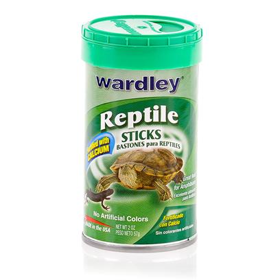 Wardley Presents Wardley Reptile Sticks 2oz. These Floating Food Sticks are a Great Way to Feed your Aqautic Reptile. Also Great for Other Reptiles, they Provide Full Daily Nutritional Values. [12609]