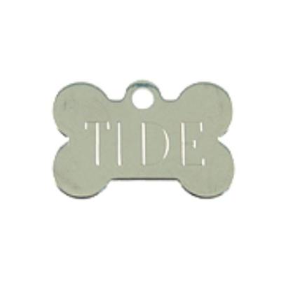 Small Stainless Steel Bone Personalized Pet Tag
