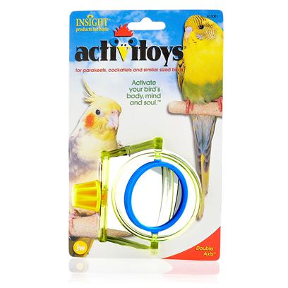 Jw Pet Company Presents Double Axis Bird Toy. Will Keep your Bird Entertained, Stimulated, and Exercised. [14321]