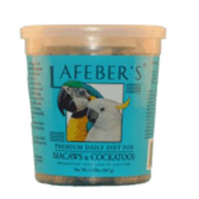 Lafeber Company Presents Lafeber's Macaw and Cockatoo Pellets 1.25lbs. A High Quality Blend of Natural Ingredients Like Ground Corn, Soybean Meal, Oat Groats and Human Grade Whole Egg, and Fortified with Essential Vitamins and Minerals, these Pellets Address your Bird's Nutritional Needs. [14361]