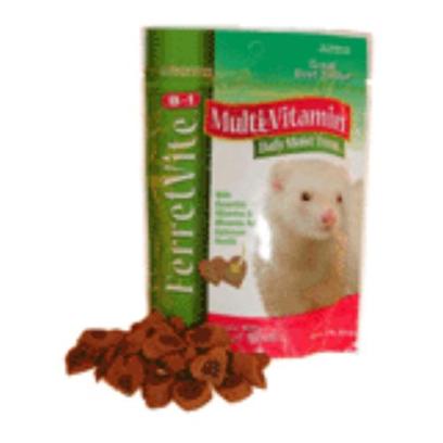 8 in 1 Presents 8 in 1 Ferretvite Multi-Vitamin Daily Moist Treat 3oz. Ferretvite Daily Vitamin Treats Provide Essential Vitamins and Minerals Needed by your Ferret to Maintain Optimal Health. Made with Delicious Ingredients Including Real Beef! [14742]