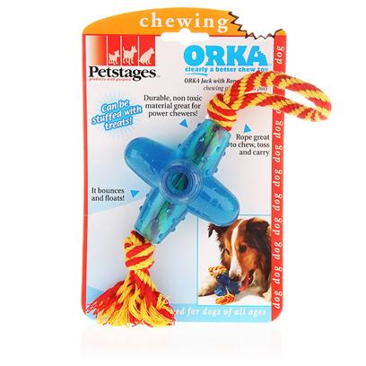 UPC 871864001294 product image for Petstages Orka Chew w/Rope Orka Jack w/Rope 12' | upcitemdb.com