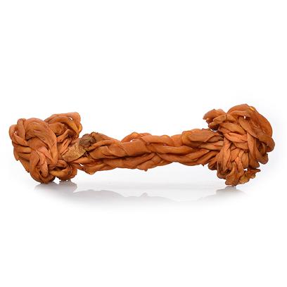 Beefeaters Presents Piggy Rope Bone Beef 7' Bulk. "100% Natural Pighide in a Unique, Patented Design. Slow Roasted in their Own Juices. No Preservatives, Artificial Flavors, or Colors. Keeps Teeth Clean & Strong. Helps Fight Tartar. Chewy Texture & Easily Digestible. " [17533]