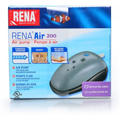 Aquarium Pharmaceuticals Presents Rena Air Pump Ap 400. The Innovative Use of Expansion Chambers, Curved Casing and Tight Fitting Base Makes Rena Air the Quietest Air Pump Yet. High Pressure Enables them to Maintain Optimum Flow Rate. Ul and Cul Approved. For 30-75 Gallon Tank, 1 Outlet W/Adjustment. For Tanks Up to 75 Gallons [17542]