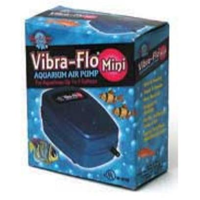 Blue Ribbon Presents Vibra Flow Air Pump Br Flo 3 Double. Mini Size Air Pump - Ideal for Bowls and Small Aquariums [17545]