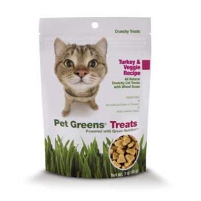 Bellrock Growers Presents Pet Greens Crunchy Cat Treats 3oz Bellrock Crunch Treat Chickn. Our New Crunchy Cat Treats are a Tasty Way to Help Control Tartar and Maintain that Winning Smile! Available in Chicken Pot Pie, Turkey & Veggie and Seafood Salad Recipes, Crunchy Pet Green Treats are the only Cat Treats Made with Wheat Grass, an Excellent Source of Green Nutrition. Available in 3 Oz. Bags. 3 Oz Bag Grain Free; no Wheat Gluten no Soy all Natural with no Artifical Colors or Flavors. Crunchy Recipe Helps Control Tartar Safe Alternative to Potentially Harmful Houseplants and Chemically Treated Outside Grasses. [18511]