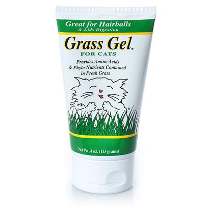Gimborn Presents Grass Gel for Cats-4oz 4oz. Great Tasting Malt Based Formula with Real Grass Extract is Natural Hairball Remedy and Digestive Aid. Also Contains Phytonutrients [18590]