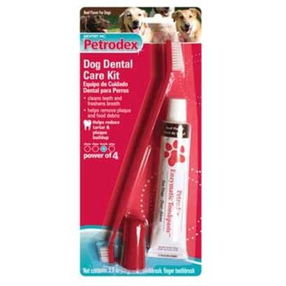 Petrodex Beef Flavor Dog Dental Kit