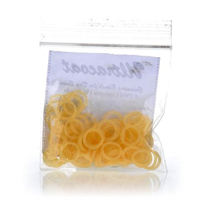 Ps.I. Imports Presents Bow Rubber Bands 100pk 100ct. Pure Latex Bands for Strength and Durability. Packed 100 in a Resealable Bag [19662]