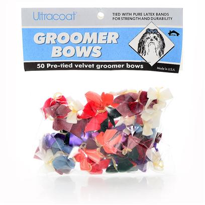 Ps.I. Imports Presents Bows-Velvet (50pc) 50ct. Tied with Pure Latex Bands for Strength and Durability. Packed 50 Assorted [19664]