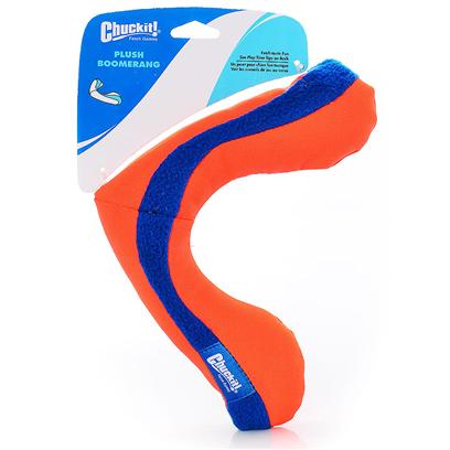 Canine Hardware Presents Chuckit Plush Boomerang. High Quality Plush Toy has a Compelling Contrast of Dual Textured Fabrics. Great for Interactive Play. Boomerang [20038]