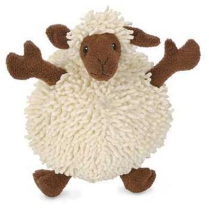 Go Dog Toys Presents Godog Fuzzy Wuzzy Lamb Plush Toy 7.5'. This Sheep has Legs and Ears that Stick out Beyond the Ball and is Great for your Little Dog to Carry Around. The Fuzzy Body, Soft Legs, and Squeaky Sounds will Attract your Dog's Attention. Your Small Dog will Adore this Chew Toy. 7.5" [20054]