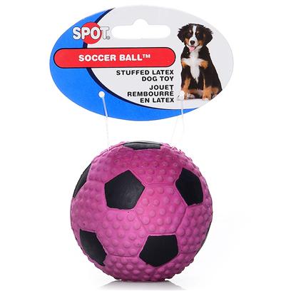 Ethical Presents Fiber Latex Soccer Ball. Fiber Filled Soccer Ball Hot Fun Colors, Durable Fiber Filled Latex, [20152]