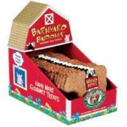 Nature's Animals Presents Barnyard Buddies-Cow Shaped Biscuits Beef & Oat-18 Pack. Nature's Animals Currently Offers Adorable Cows and Pigs as Part of our Barnyard Buddies Line. Cows Come in Luscious Beef & Oat Flavor and Pigs are Available in Yummy Bacon & Cheese Flavor. Look for them in the Store in their Barn Display! Each Pig and Cow is Individually Wrapped. Ingredientswhole Wheat Flour, Wheat Bran, Beef, Ground Brown Rice, Corn Oil, Oats, Parsley, Garlic and Preserved with Mixed-Tocopherols (Source of Vitamin E). [20609]