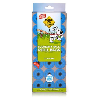 Bramton Company Presents Bags on Board Bag Pantry Pack 21 Rolls 315bag X 315. Bags on Board Conveinient Pantry Pack Dispenser 21 Rolls 315 Bags [20787]