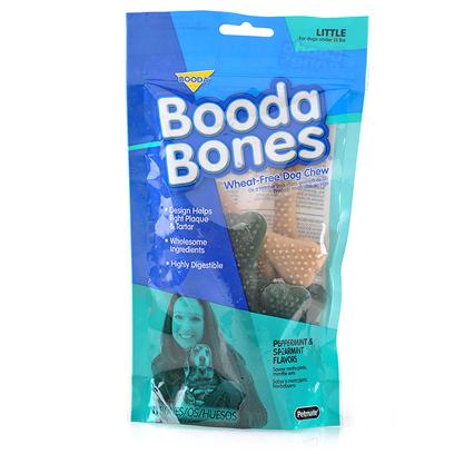 Petmate Presents Booda Bones (Little) - Wheat-Free Dog Chew Chicken-11 Pack. Booda Bones Wheat-Free Dog Chews are Designed to Help Fight Plaque and Tartar. With our Wholesome Ingredients Booda Bones are Highly Digestible. Case Pk 36 [21085]