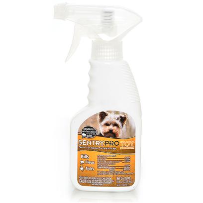 Sergeants Presents Sentry Pro Flea and Tick Spray for Toy Small Breeds 8oz Se Sntry F & T Spry Brd. Sentry Pro Toy and Small Breed Spray Offers Gentle Protection and is Uniquely Formulated for Toy Breed Dogs. Kills Fleas, Ticks, and Flea Eggs. Prevents Re-Infestation for Up to 30 Days and has a Convenient 8 Oz Trigger Spray Bottle for Easy Application. [21312]